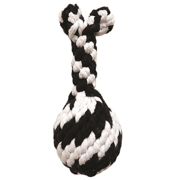 Schoochie Pet Small Super Rope Drumstick with Squeaker Dog Toy 65 in - 532