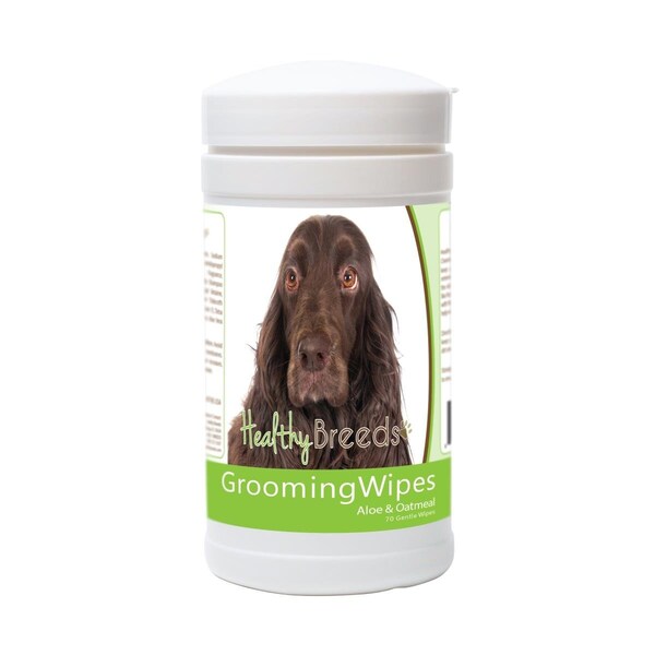 Healthy Breeds Field Spaniel Grooming Wipes - 70 Count, 70PK - 840235179412