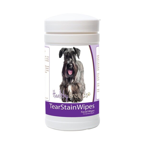 Healthy Breeds Cesky Terrier Tear Stain Wipes - 70 Count, 70PK - 840235180784