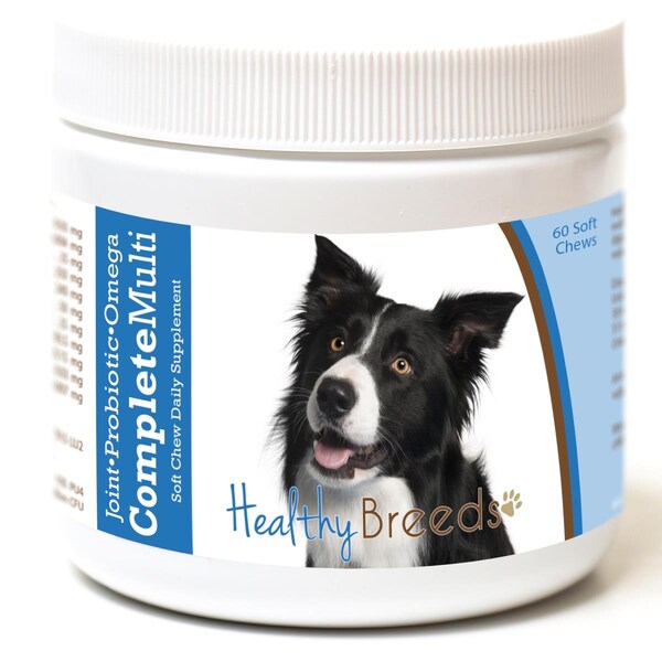 Healthy Breeds Border Collie All in One Multivitamin Soft Chew, 60PK - 192959007310