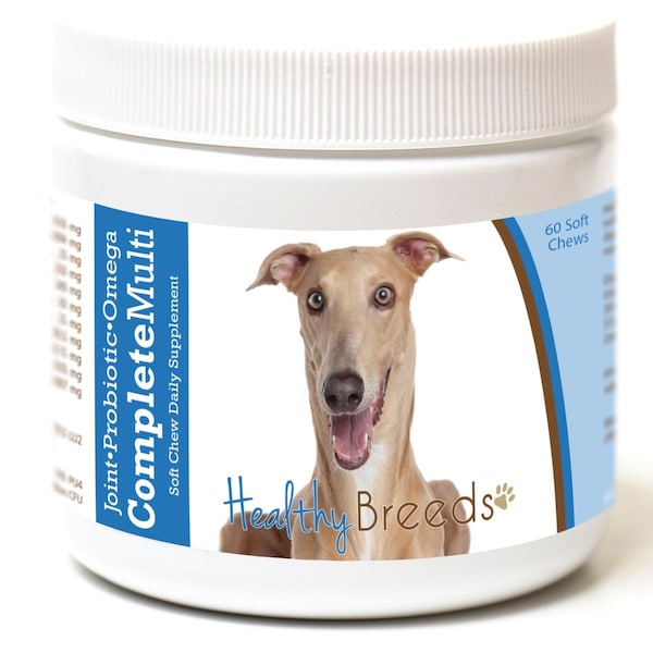 Healthy Breeds Italian Greyhound All in One Multivitamin Soft Chew, 60PK - 192959008210