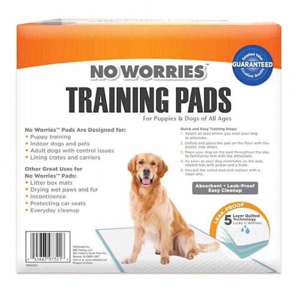 Animal Planet Four Paws No Worries Plastic Training Pads 100 pk - 35302
