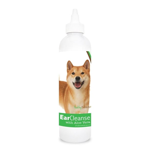 Healthy Breeds 8 oz Shiba Inu Ear Cleanse with Aloe Vera Cucumber Melon - 840235114703