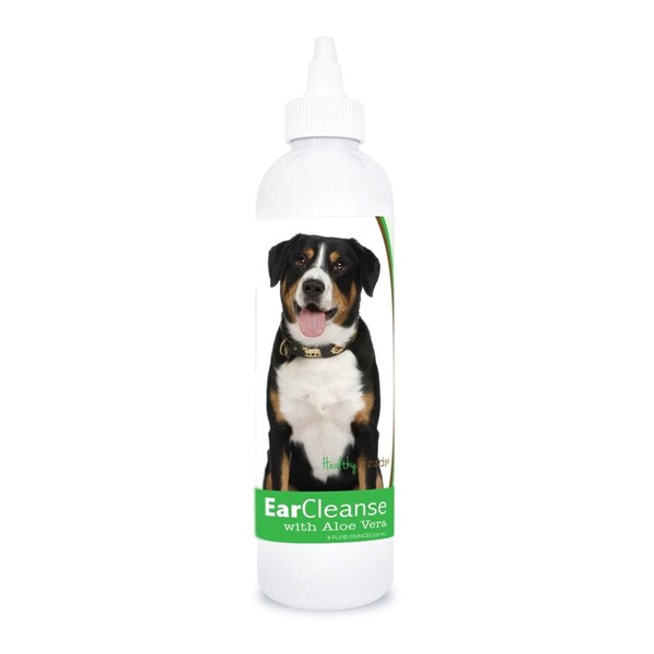 Pamperedpets 8 oz Entlebucher Mountain Dog Ear Cleanse with Aloe Vera Cucumber Melon - PA3500881