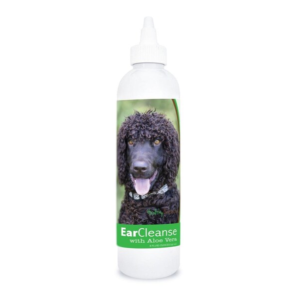Healthy Breeds 8 oz Irish Water Spaniel Ear Cleanse with Aloe Vera Cucumber Melon - 840235196877