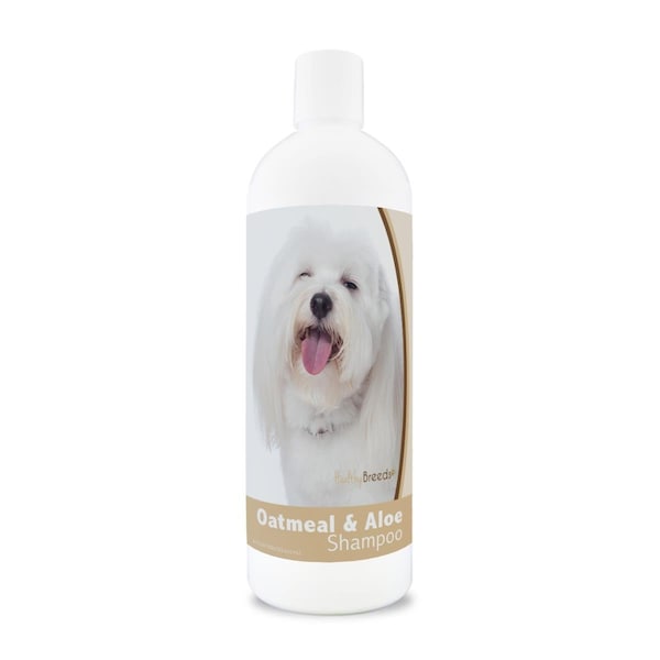 Healthy Breeds 16 oz Coton de Tulear Oatmeal Shampoo with Aloe - 840235176725