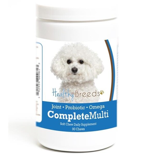 Healthy Breeds Healthy Breeds 192959009613 Bichon Frise all in one Multivitamin Soft Chew - 90 Count - 192959009613