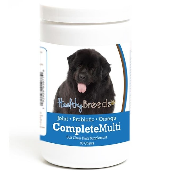 Healthy Breeds Healthy Breeds 192959010770 Newfoundland all in one Multivitamin Soft Chew - 90 Count - 192959010770