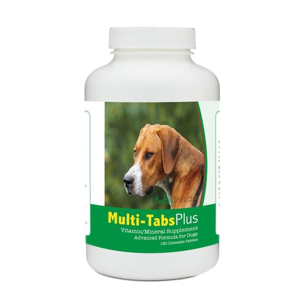 Healthy Breeds English Foxhound Multi-Tabs Plus Chewable Tablets, 180PK - 840235180609