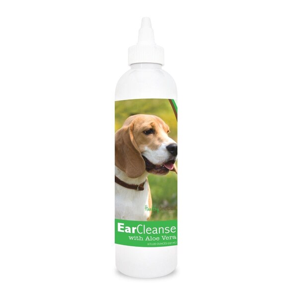 Healthy Breeds 8 oz Ear Cleanse with Aloe Vera Cucumber Melon - 840235101925