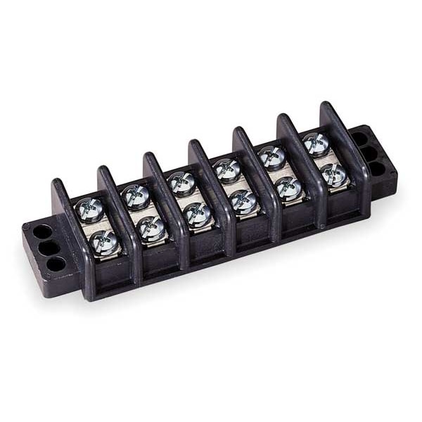 Zoro Select Terminal Strip, 30A, 6 Pole, 600VAC - 6YH65