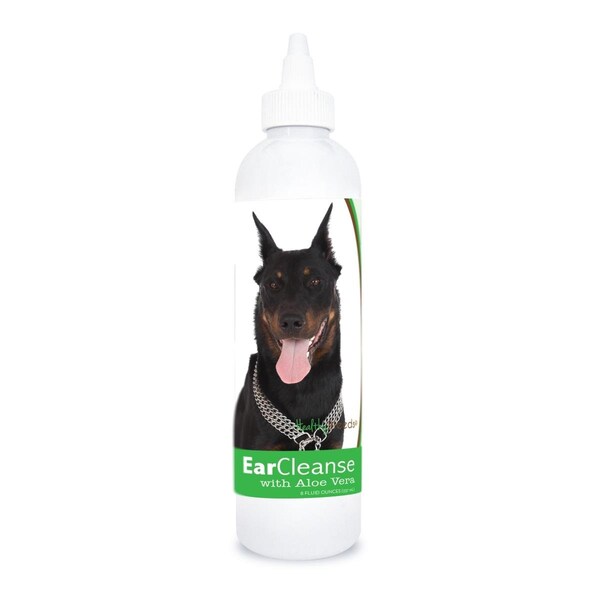 Healthy Breeds 8 oz Beauceron Ear Cleanse with Aloe Vera Cucumber Melon - 840235197225