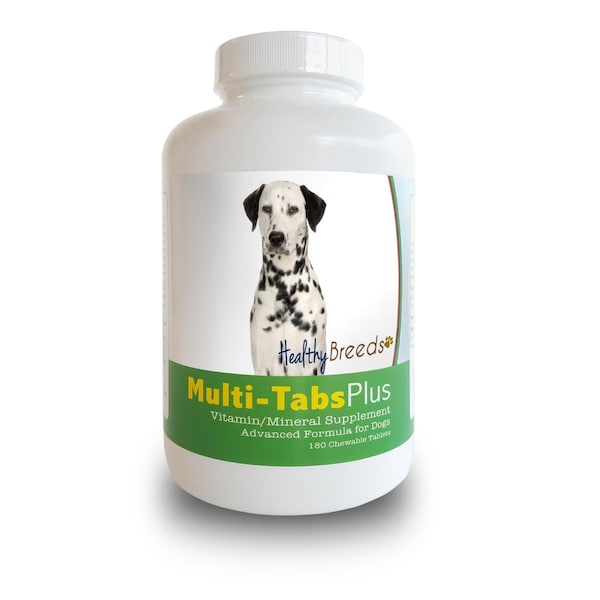 Healthy Breeds Dalmatian Multi-Tabs Plus Chewable Tablets, 180PK - 840235140090