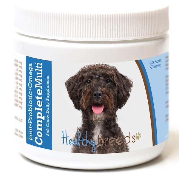 Healthy Breeds Schnoodle all in one Multivitamin Soft Chew, 60PK - 192959008937