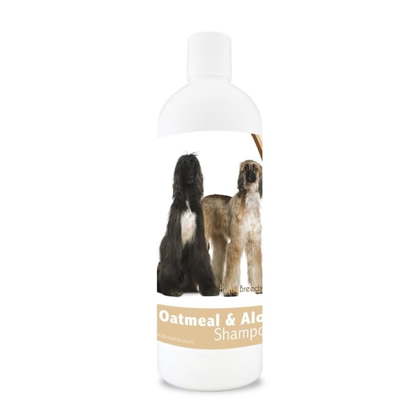 Healthy Breeds 16 oz Afghan Hound Oatmeal Shampoo with Aloe - 840235100195