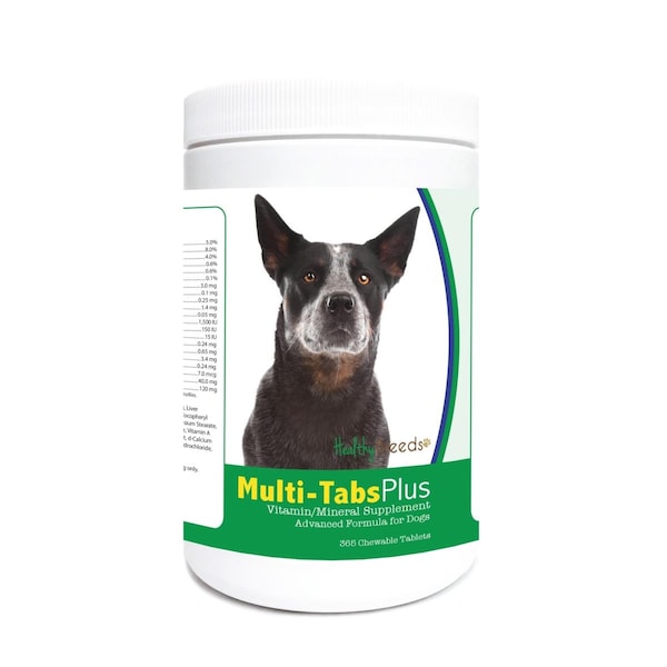 Healthy Breeds Australian Cattle Dog Multi-Tabs Plus Chewable Tablets, 365PK - 840235121920