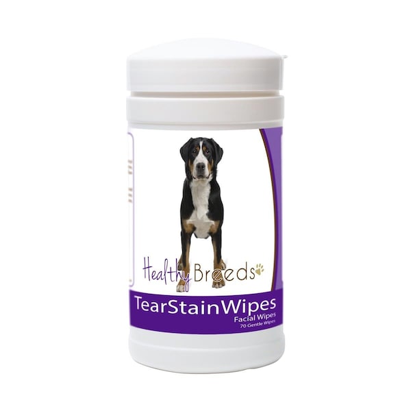 Healthy Breeds Greater Swiss Mountain Dog Tear Stain Wipes - 840235152408