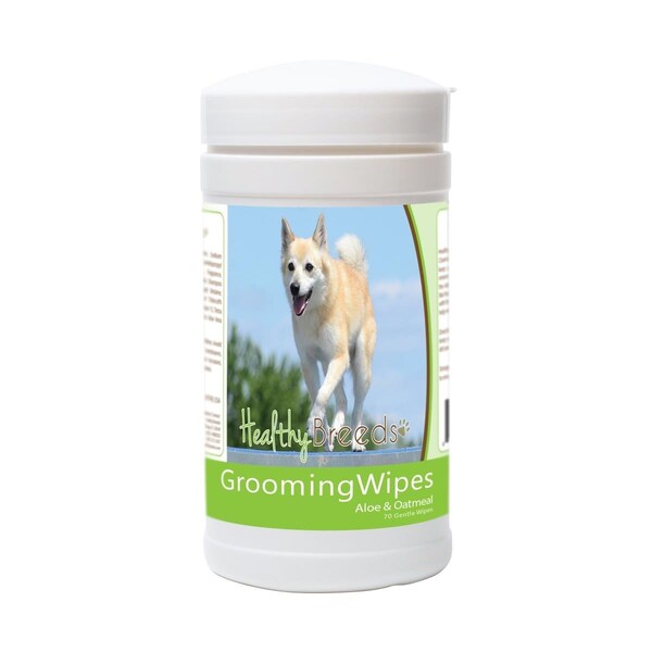 Healthy Breeds Norwegian Buhund Grooming Wipes, 70PK - 840235171317