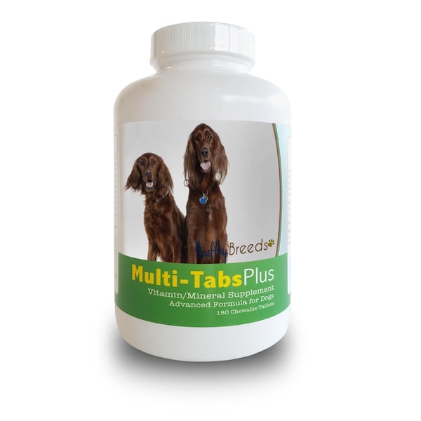 Healthy Breeds Irish Setter Multi-Tabs Plus Chewable Tablets, 180PK - 840235140340