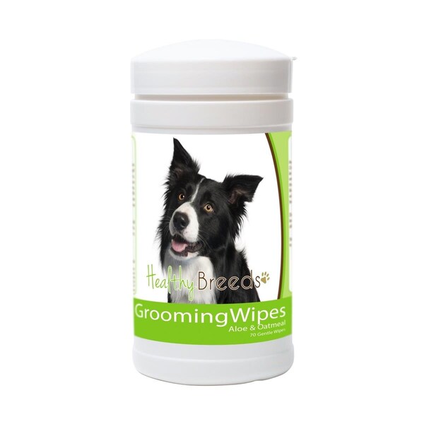 Healthy Breeds Border Collie Grooming Wipes - 840235151302