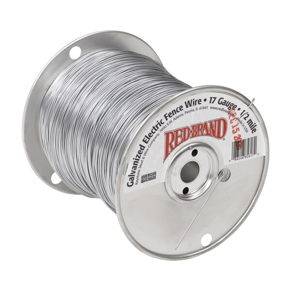 Red Brand Red Brand Electric-Powered Electric Fence Wire Silver - 85617