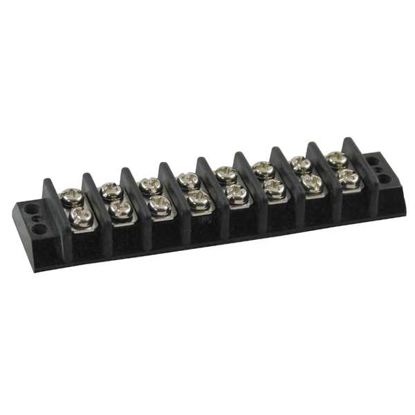 Zoro Select Terminal Strip, 15A, 8 Pole, 300VAC - 6ZEF8