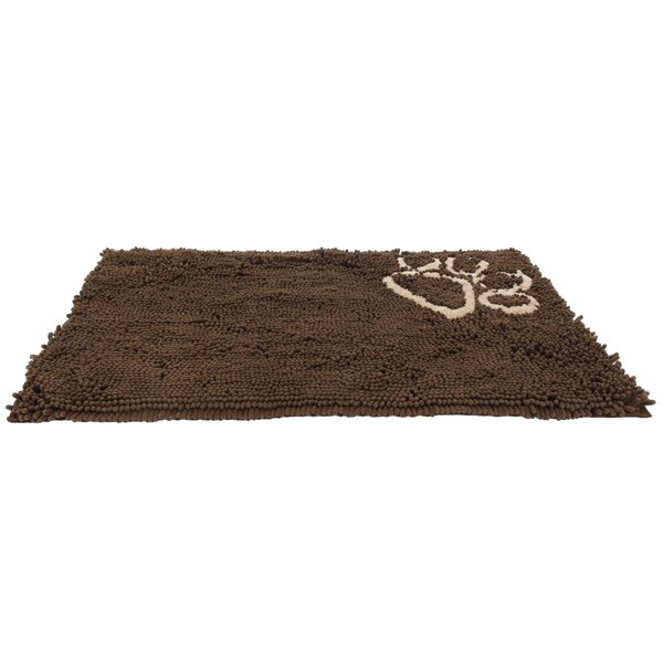 Petpurifiers Fuzzy Quick-Drying Anti-Skid & Machine Washable Dog Mat, Dark Brown - One Size - PE2640426