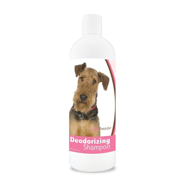 Healthy Breeds 16 oz Airedale Terrier Deodorizing Shampoo - 840235100386