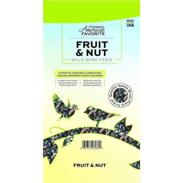 Americas 7 lbs Fruit & Nut Wild MP96 Bird Food - 2800107