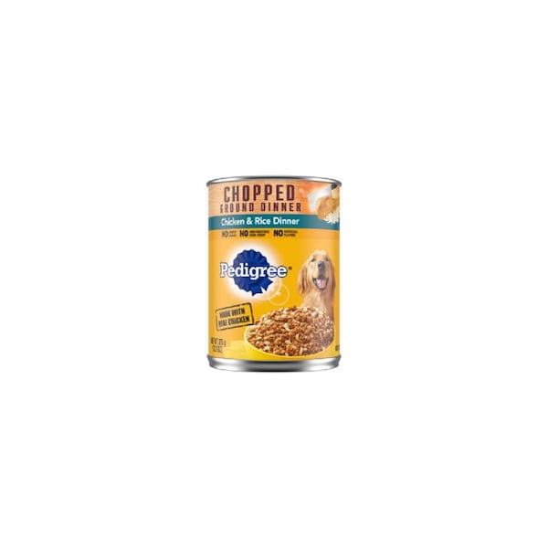 Pedigree Canned Dog Food, Chicken & Rice Dinner, 13.2-oz. Can - 1907