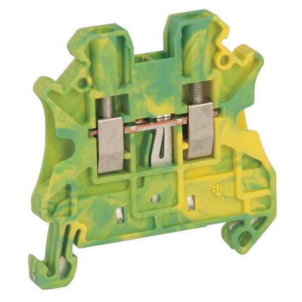 Schneider Electric Trnnl Blk, Screw Clmp Tech Grndg Blk - NSYTRV22PE