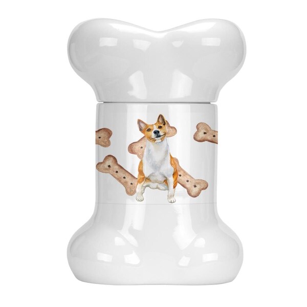 Beaugalan Basenji Bone Shaped Treat Jar - BE2889692