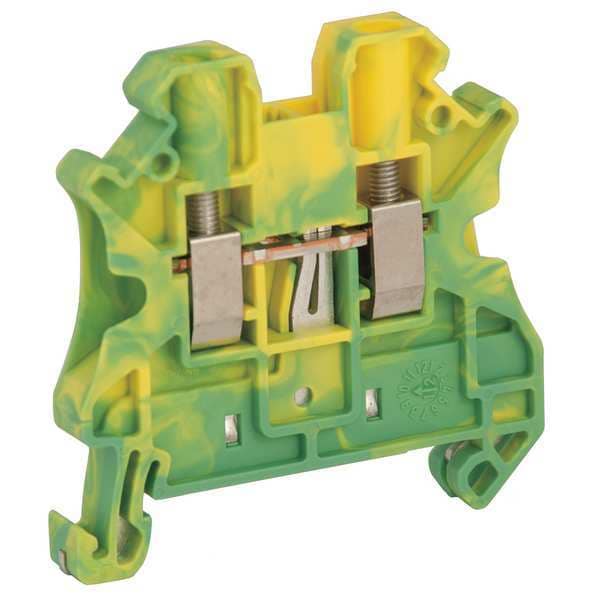 Schneider Electric Trnnl Blk, Screw Clmp Tech Grndg Blk - NSYTRV42PE