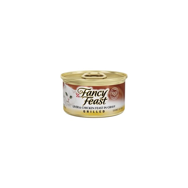 American Distribution & Mfg Co Cat Food, Grilled Liver & Chicken, 3-oz. Can - 10088