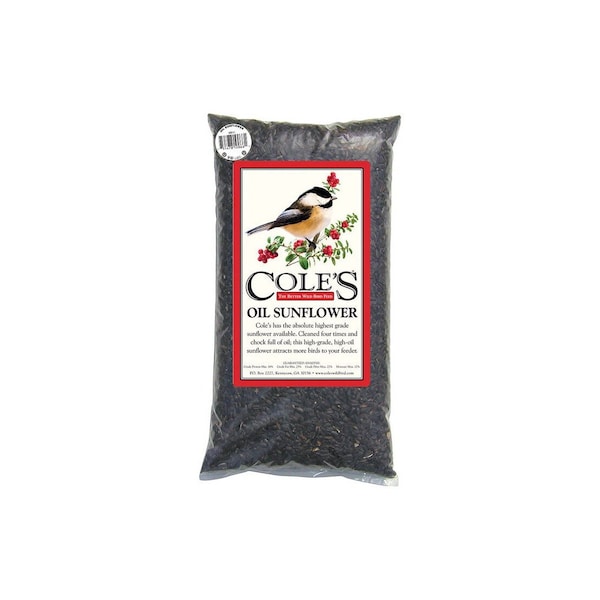 Coles Wild Bird Food Assorted Species Black Oil Sunflower 8 lb - OS08