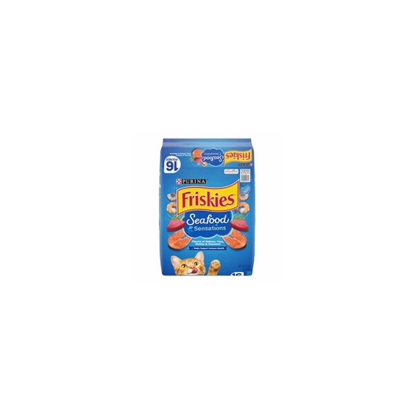 American Distribution & Mfg Co Dry Cat Food, Seafood Sensations, 16 Lb. Bag - 57577