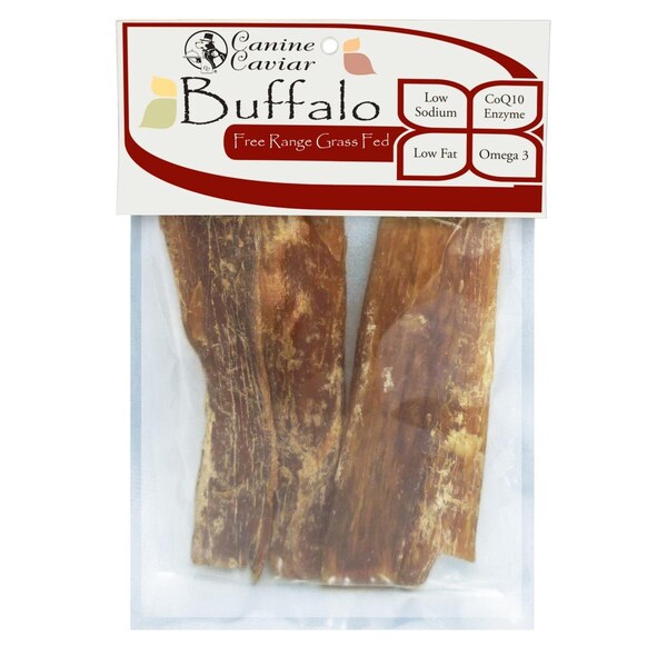 Canine Caviar 6 in. Buffalo Paddywack, 100PK - 810959