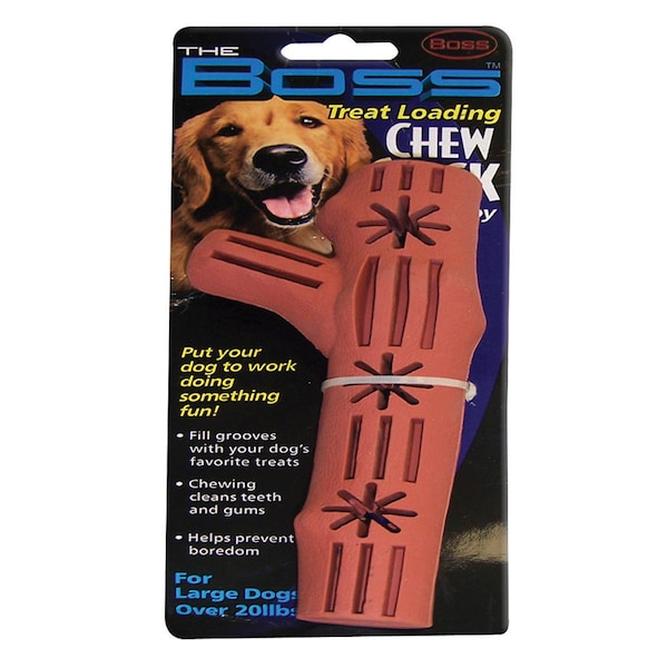 Boss Boss Pet Brown Rubber Chew Stick Dog Toy Large 1 pk - A02671