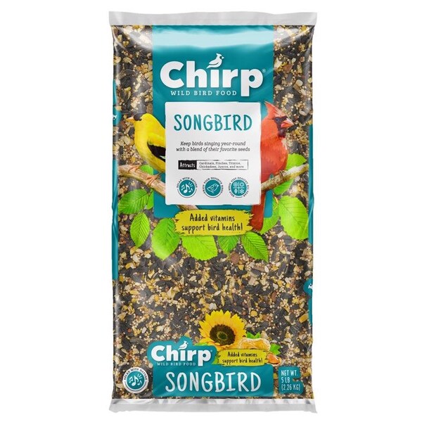 Chirp Chirp Songbird Black Oil Sunflower Wild Bird Food 5 lb - 14979