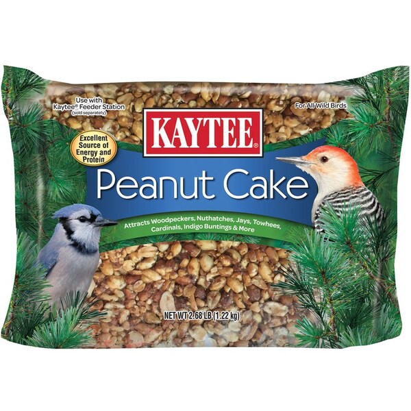 Kaytee Products Kaytee Songbird Shelled Peanuts Peanut Cake 2.68 lb - 100538352