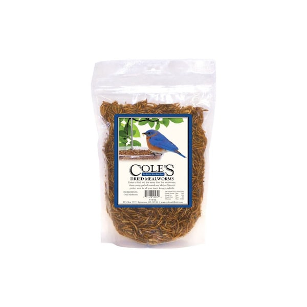 Coles Wild Bird Food Assorted Species Dried Mealworm 9.15 oz - DMLG
