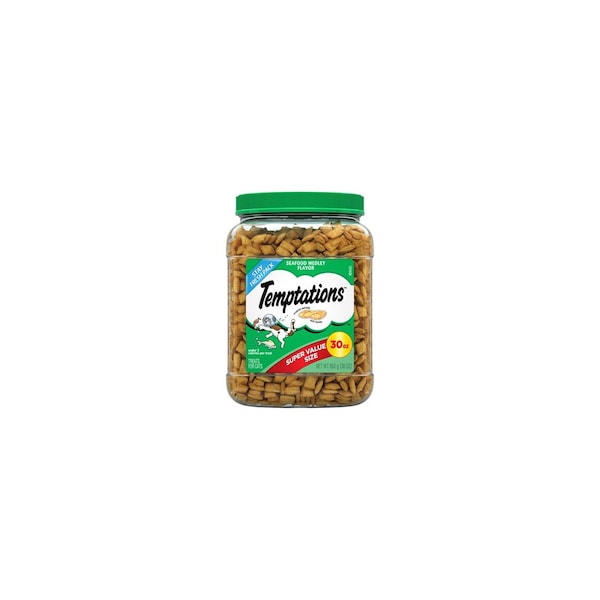 Temptations Cat Treats, Seafood Medley, 30-oz. - 11719