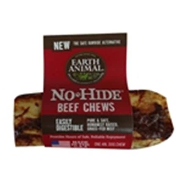 Earth Animal Earth Animal 853965006149 4 in. No Hide Beef Chews Dog Treats - 24 counter of 24 box - 853965006149