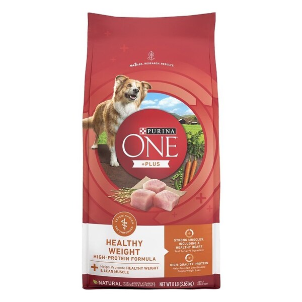 Purina One Purina SmartBlend Dog Food, Dry, Lamb, Rice, Turkey Flavor, 8 lb Bag - 17384