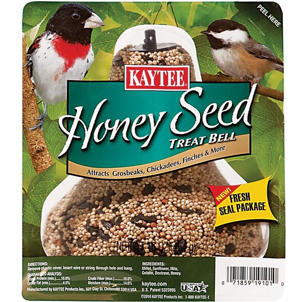 Kaytee Products Kaytee Honey Seed Wild Bird Sunflower Seed Bell 1 lb - 100063940
