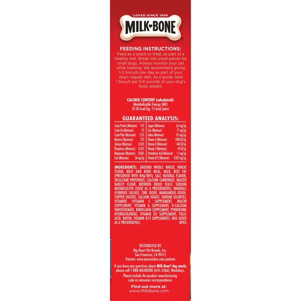 Milk-Bone Milk Bone 24 oz. Small Original Dog Biscuit, PK12 - 7910090202