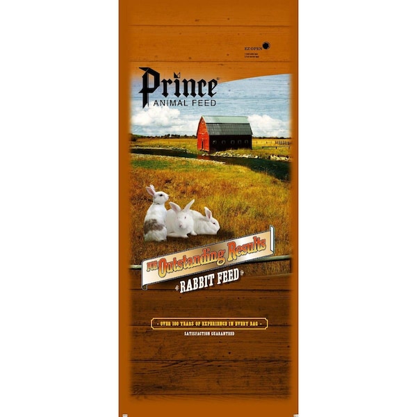 Prince Premium Feed Prince Premium Feed 001280 25 lbs Rabbit Balanced Show Diet - 16 Percent Mini Pellet - 1280