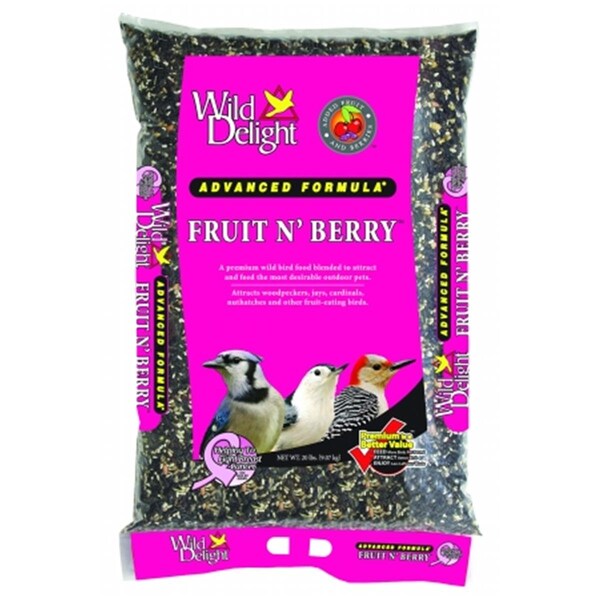 D&D Wild Delight Fruit & Berry Wild Bird Food 20 Pound 365200 - D&37545