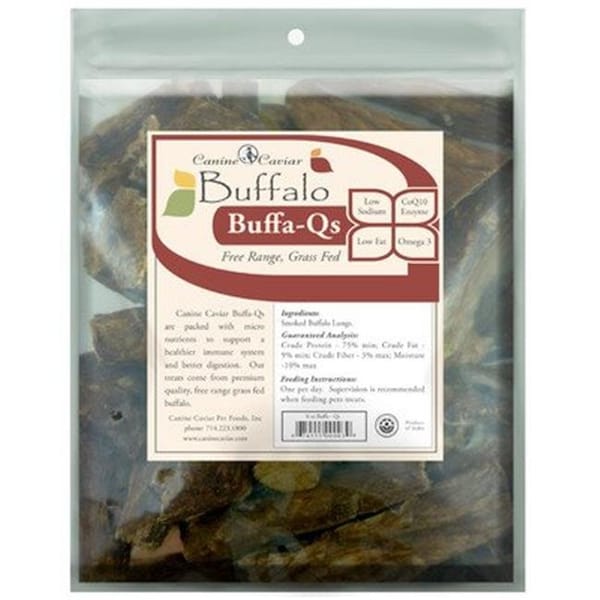 Canine Caviar Canine Caviar 700878 8 Ounce Buffalo Lung Pet Foods - 700878