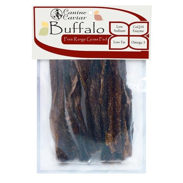 Canine Caviar Canine Caviar 810874 6 in. Vanilla Buffalo Tripe Flat Pet Foods - Pack of 6; 20 Bags Per Case - 810874